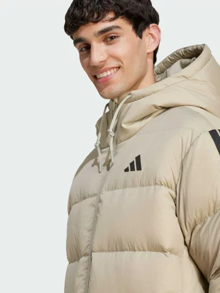 Пуховик Adidas зеленый