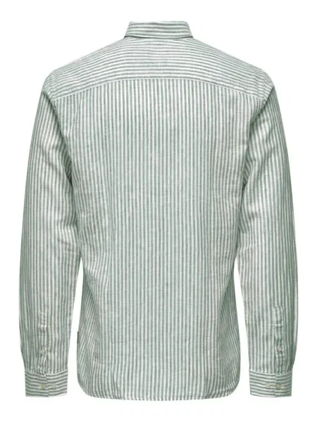 Only & Sons Srajca ONSCAIDEN pastelno zelena bela