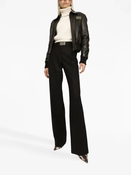 Briaunotas megztinis Dolce & Gabbana balta