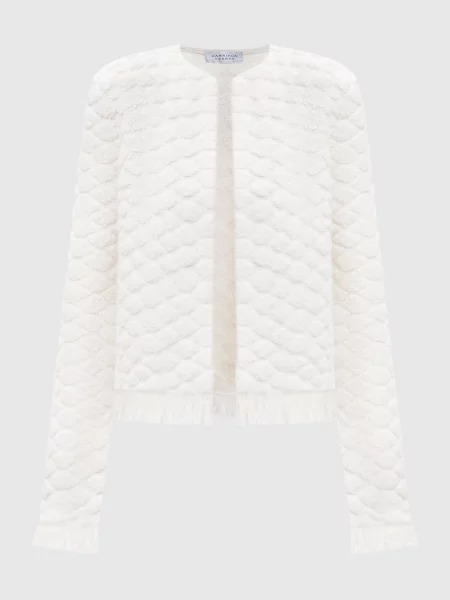 Кардиган Johannes з кашеміру та шовку Gabriela Hearst білий