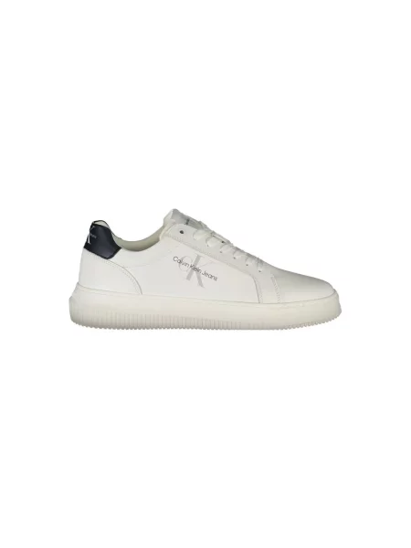 Trampki Calvin Klein Jeans skórzane białe