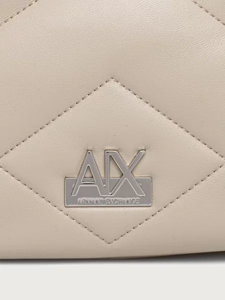 Кожаная сумка через плечо Armani Exchange