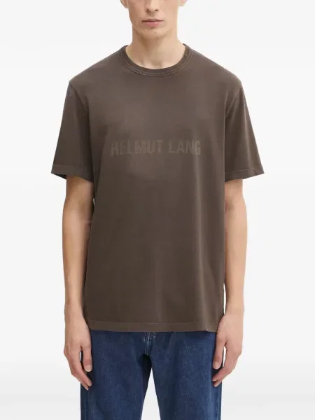 Tricou Helmut Lang cu imagine maro