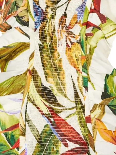 Rochie mini Farm Rio de costum alb