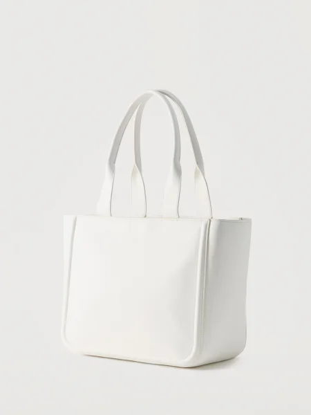 Geantă shopper Calvin Klein alb