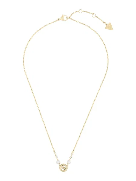 Náhrdelník GUESS Tiny Pearly Yellow Gold Universal žlutý