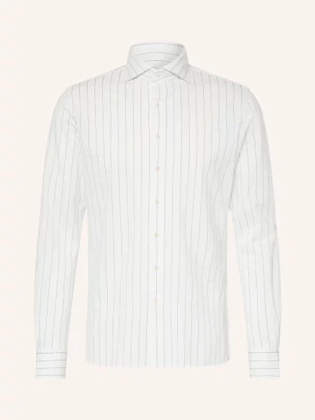 Profuomo Košile Slim Fit / tmavě modrá bílá