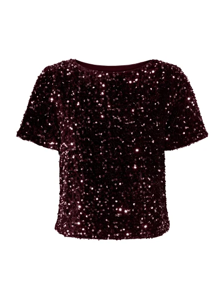 ONLY Bluză ONLANIKA vin roșu