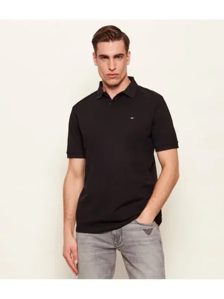 Tricou polo Hechter Paris negru