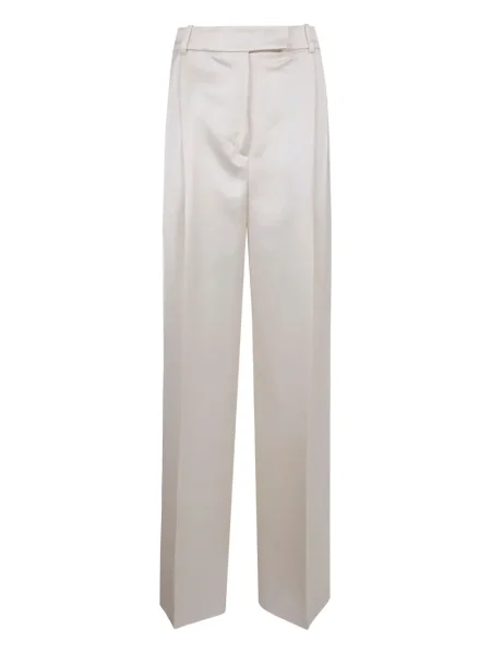 Pantaloni Róhe plisate alb