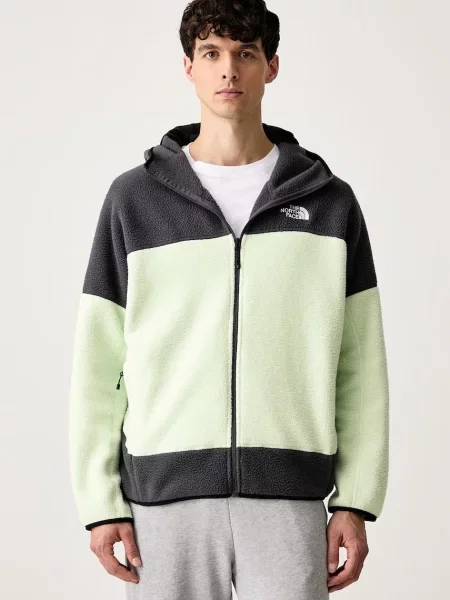 The North Face hanorac din polar pentru bărbați din polar NSE verde