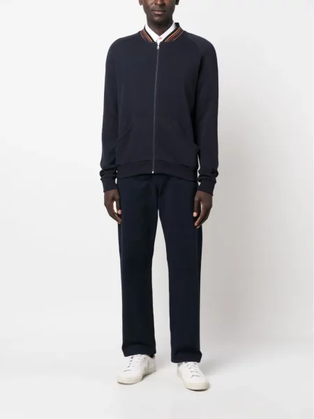 Dryžuotas striukė Paul Smith mėlyna