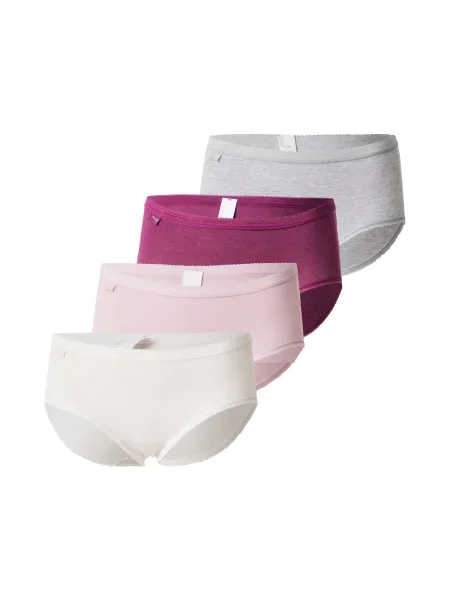 SLOGGI Slip Basic+ gri amestecat / roz / roz închis / natural alb