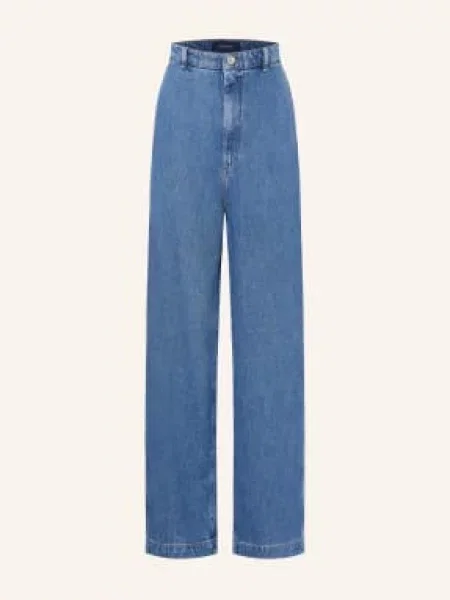 Sportmax Jeansy Wide Leg Pioppo blau
