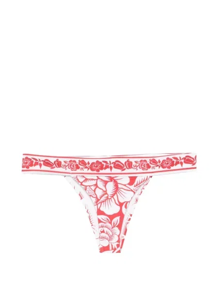 Bikini Farm Rio cu model floral alb
