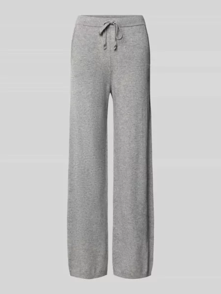 Spodnie o kroju regular fit o szerokości z czystego kaszmiru Jake*s Casual