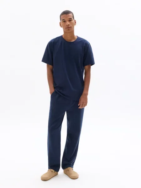 Pantaloni Celio albastru