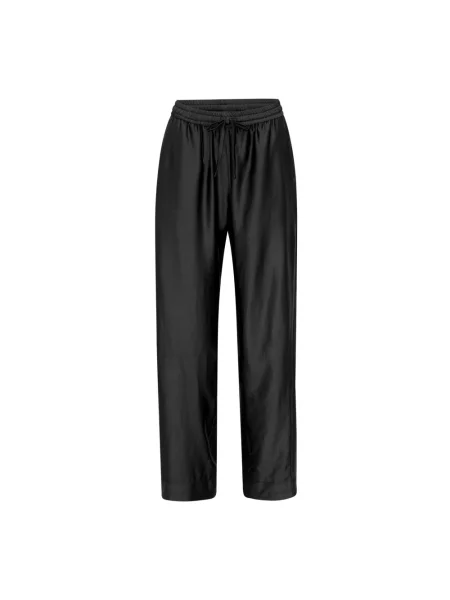 Lniane spodnie Karmamia czarne