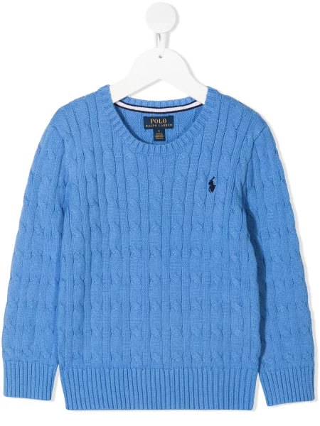 Sweter dziecięcy Polo Ralph Lauren niebieski