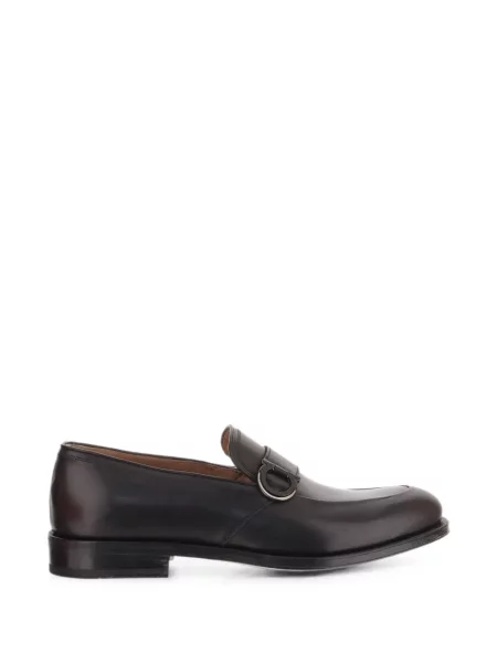 Pantofi loafer Ferragamo din piele maro