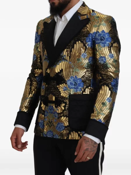 Sacou Dolce & Gabbana cu două rânduri de nasturi negru