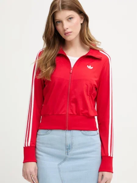 Adidas Originals bluza rozpinana czerwona