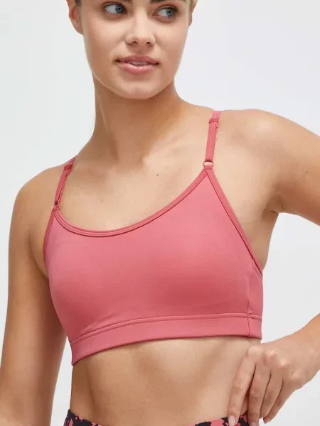 Спортен сутиен Casall с десен розово