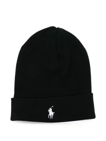 Căciulă Polo Ralph Lauren cu broderie în carouri verde