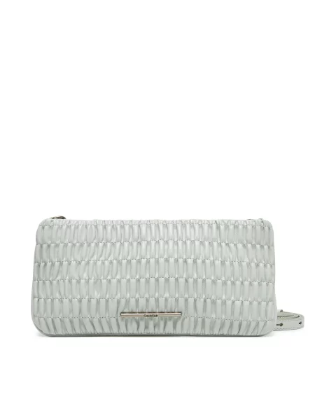 Ročna torba Calvin Klein Jeans Rouched Top Bag siva