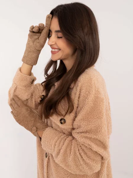 Rokavice Wool Fashion Italia rjava