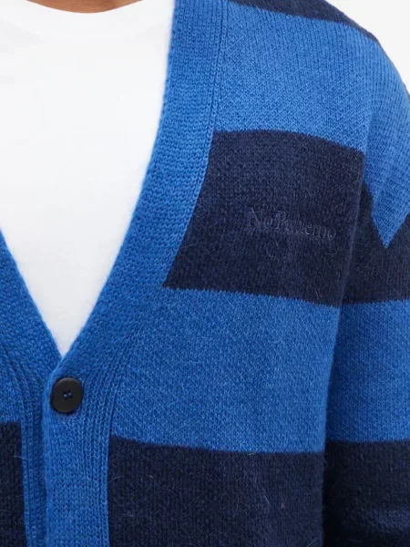 Cardigan Aries cu dungi albastru