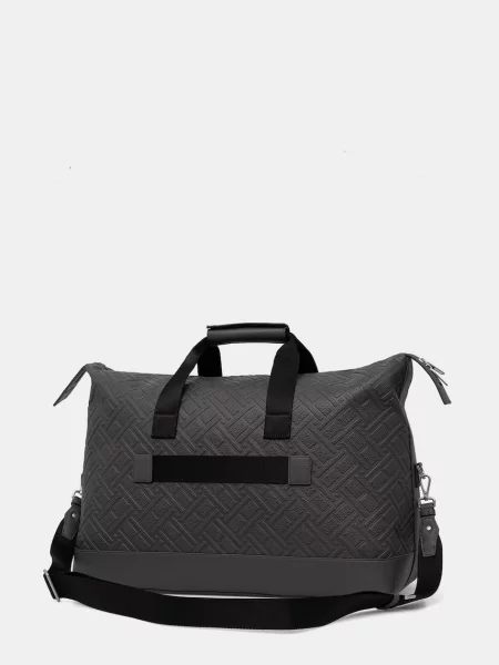 Tommy Hilfiger torba z imitacji skóry szara