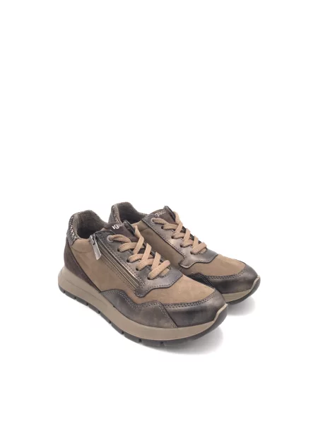 Sneakersy Igi&co skórzane brązowe