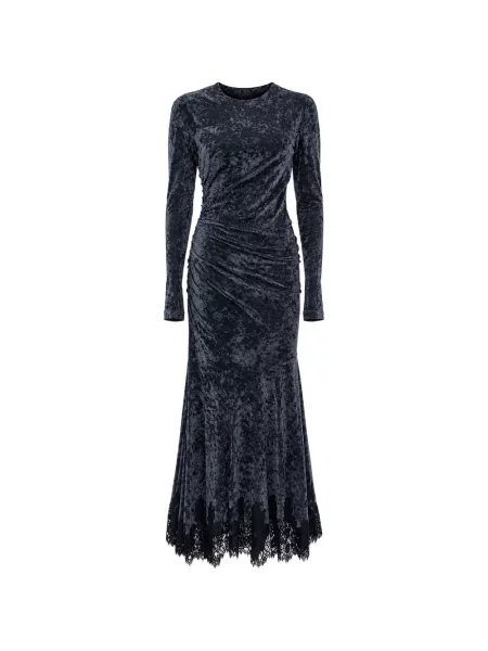 Rochie Alberta Ferretti de catifea gri