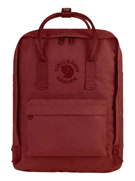 Fjällräven Re-Kånken Ox Red Unisex Plecaki i torby Fjällräven Size: One size czerwony