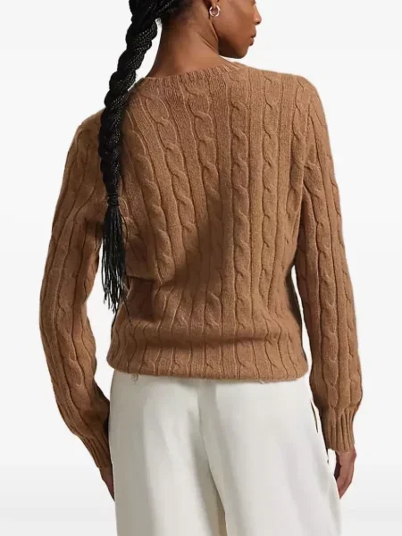 Froté široký pruhovaný šál Polo Ralph Lauren modrý