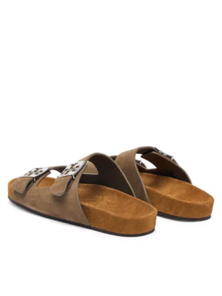 Tory Burch Natikači Mellow Slide rjava