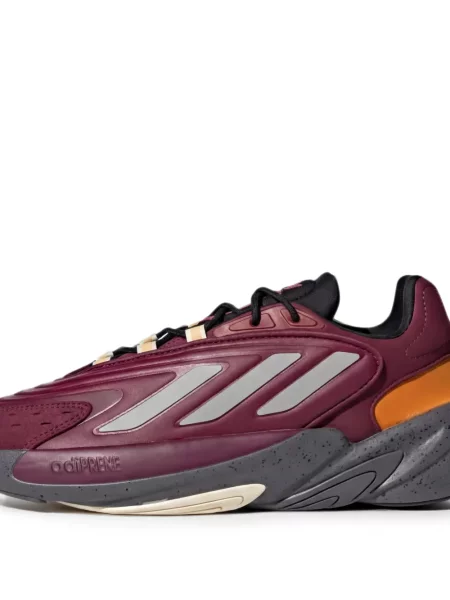 Fotbal sneakerși Adidas Climacool cu autograf cu dungi roșu