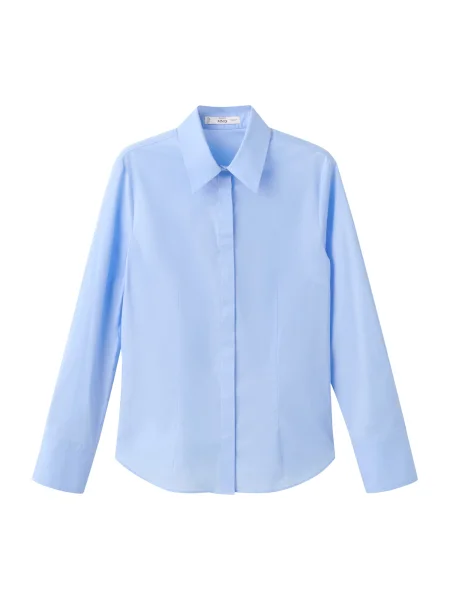 MANGO Bluză SOFIA deschis albastru