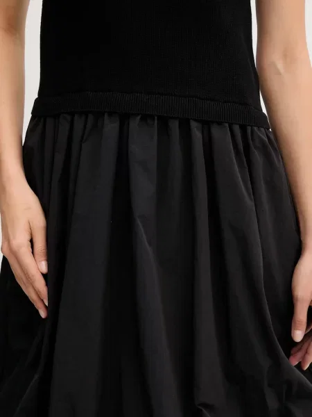 Платье мини Dkny клеш черное