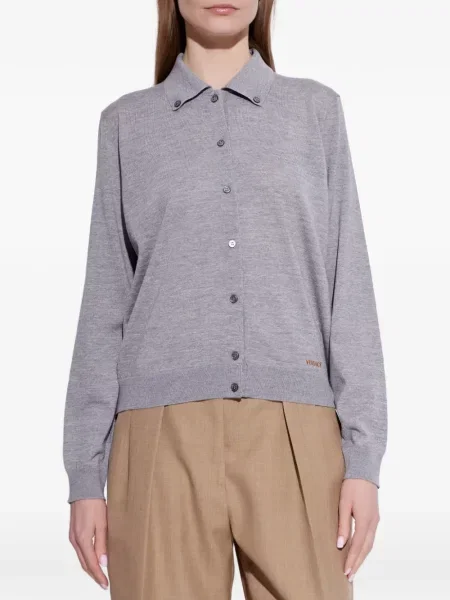 Cardigan Versace cu autograf gri