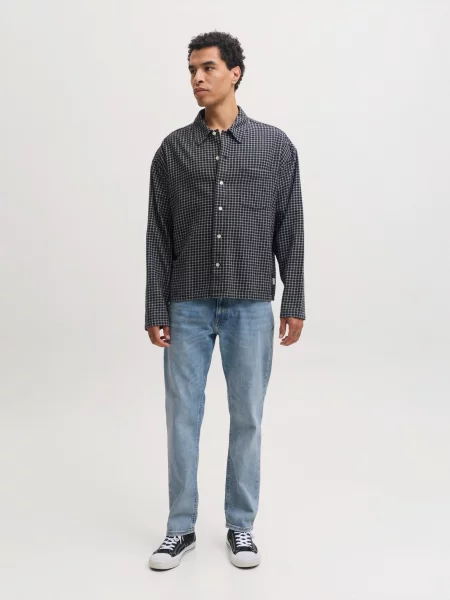 JACK & JONES Jeans JJIClark JJOriginal denim albastru
