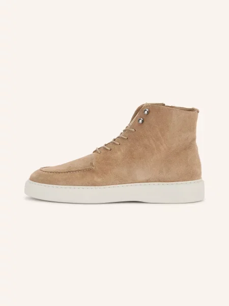 Paul Botki Sznurowane beige beżowe
