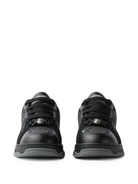 Sneakerși Versace din piele negru