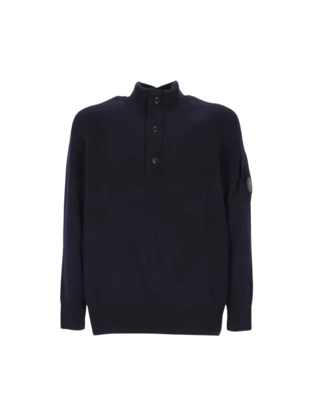 Sweter C.p. Company wełniany niebieski