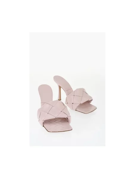 Klapki Bottega Veneta różowe