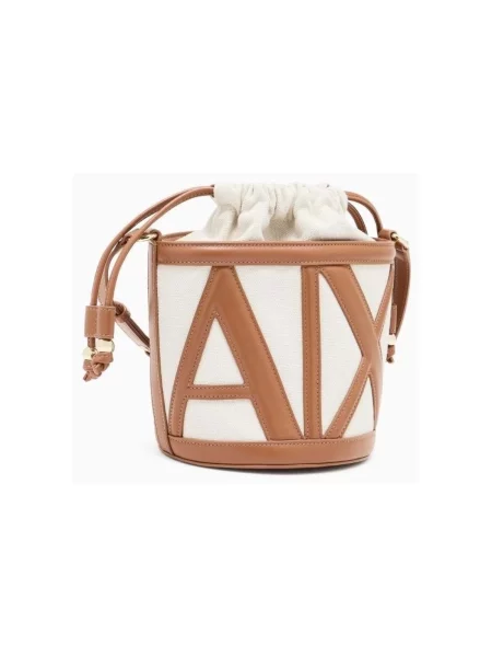 Armani Exchange kabelka typu shopper dámska béžová