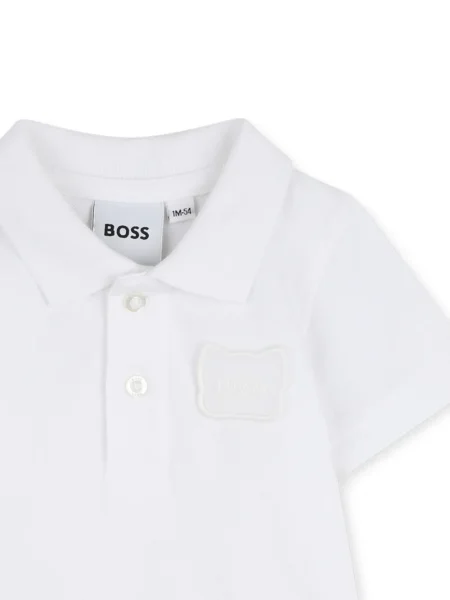 Koszulka polo dziecięca Bosswear biała