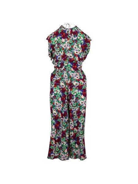 Rochie midi Marni de mătase cu model floral cu imagine roșu