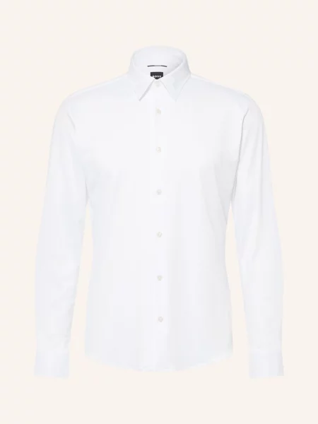 Boss Piké Košile Roan Slim Fit bílá